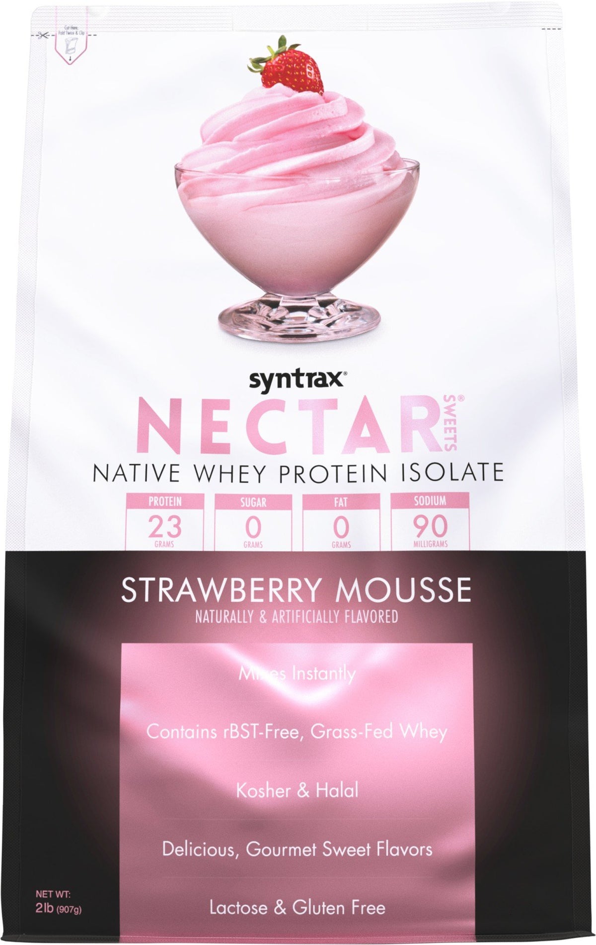 Syntrax Nectar Sweets 2.0: Strawberry Mousse 2 lb Bag