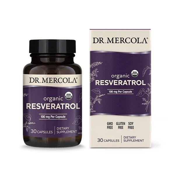 Dr. Mercola Organic Resveratrol 30 Capsule
