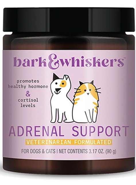 Dr. Mercola Bark &amp; Whiskers-Adrenal Support-For Cats and Dogs 3.17 oz Powder