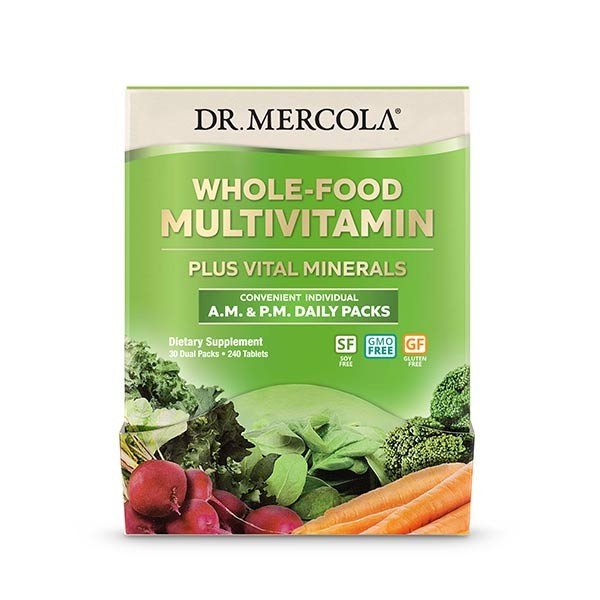 Dr. Mercola Whole Food Multivitamin Daily Packs 240 Tablet