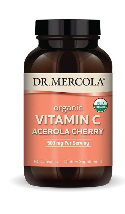 Dr. Mercola Vitamin C Acerola 90 Capsule