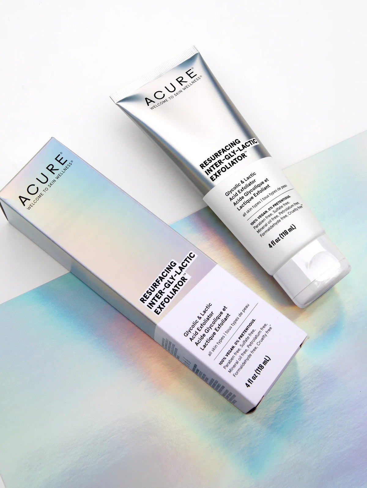 Acure Resurfacing Inter-gly-lactic Exfoliator 4 oz Cream