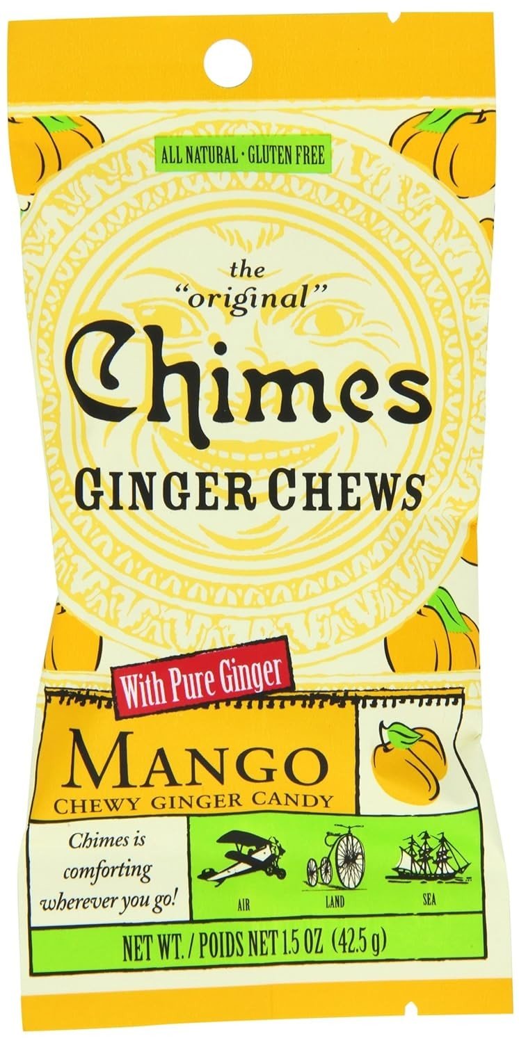 Chimes Mango Ginger Chews 1.5 oz Bag