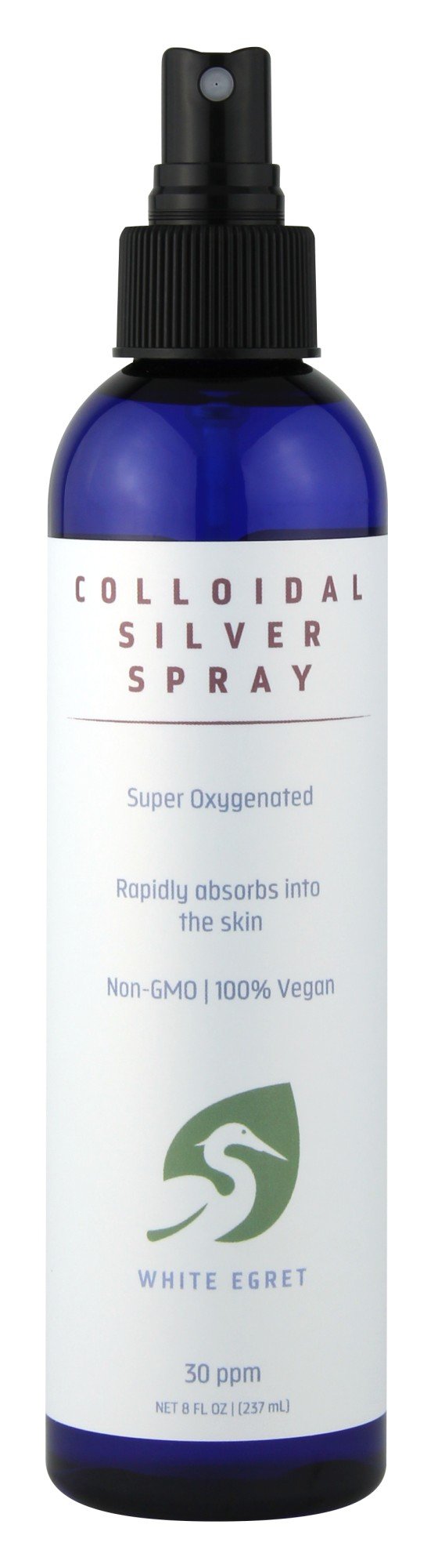 White Egret INC Colloidal Silver Spray 8 oz Spray