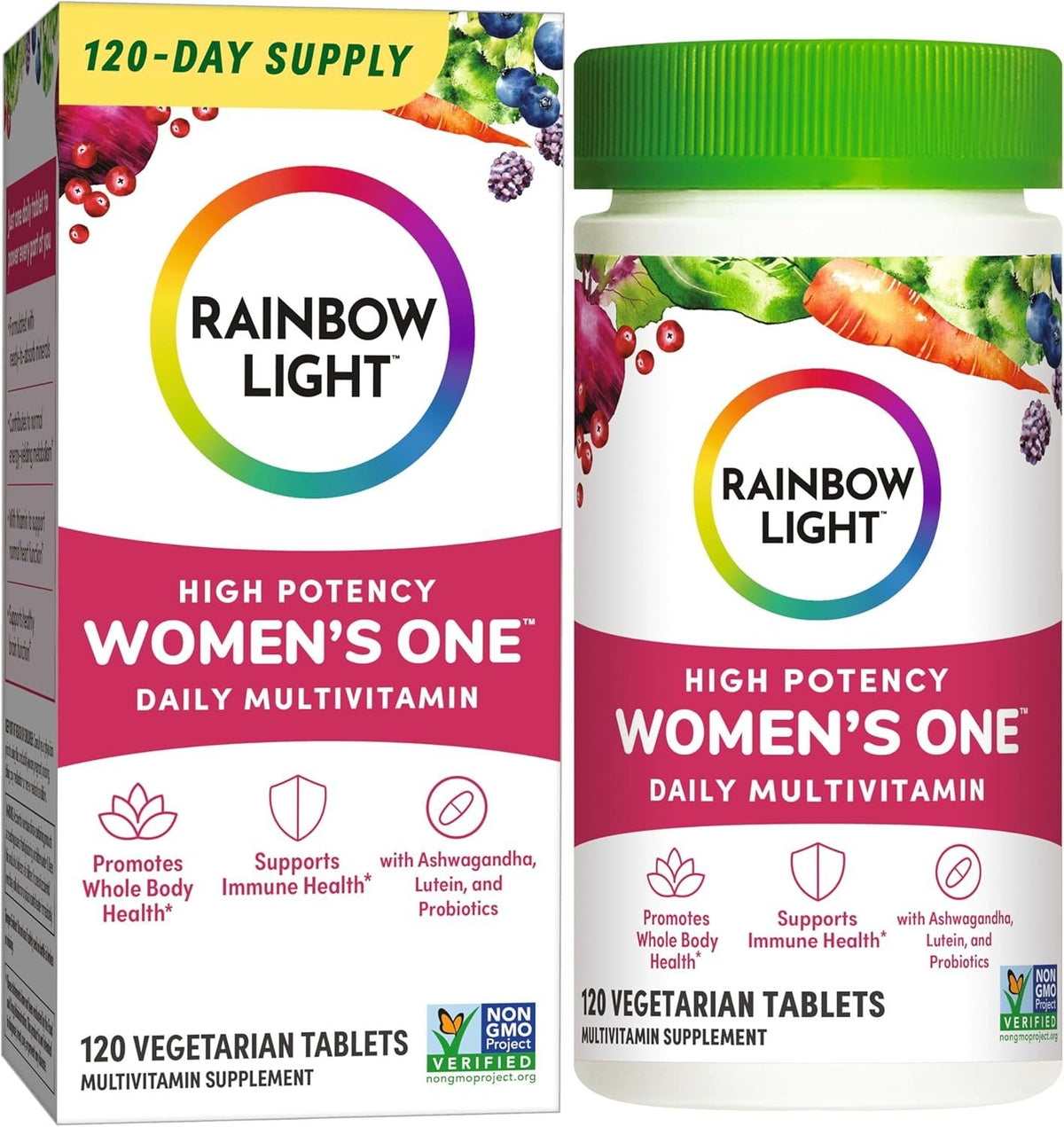 Rainbow Light High Potency Women's One-Daily Multivitamin 120 Tablet