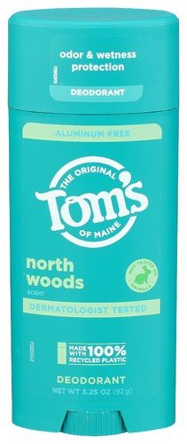 Tom&#39;s Of Maine Deodorant &amp; Antiperspirant-Aluminum-Free Deodorant-North Woods 3.25 oz Stick