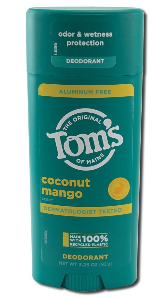 Tom&#39;s Of Maine Deodorant &amp; Antiperspirant-Aluminum-Free Coconut Mango 3.25 oz Stick