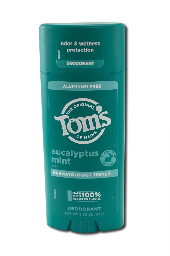 Tom's Of Maine Deodorant & Antiperspirant-Aluminum-Free Eucalyptus Mint 3.25 oz Stick