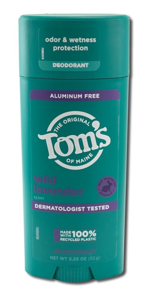 Tom's Of Maine Deodorant & Antiperspirant-Aluminum-Free Wild Lavender 3.25 oz Stick