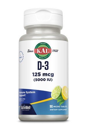 Kal D-3 125 mcg ( 5000 IU) Activmelt 90 Chewable