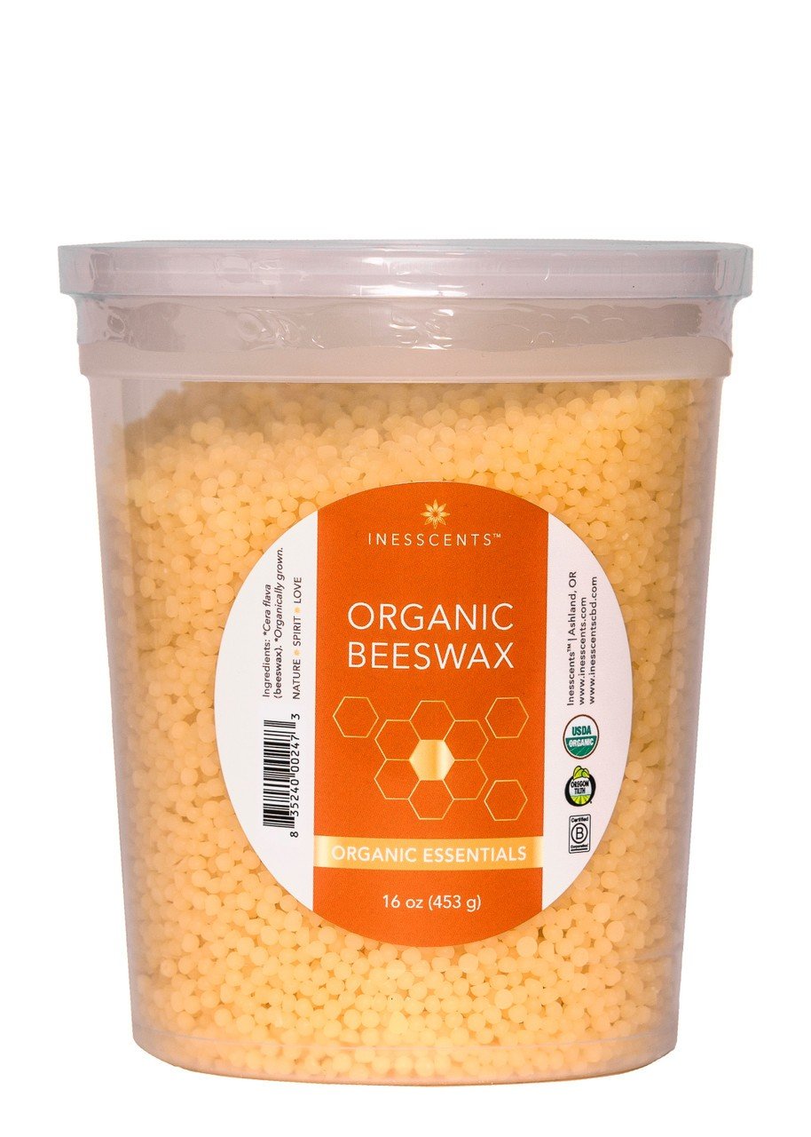 Inesscents Aromatic Botanicals Organic Beeswax Pellets 16 oz Container