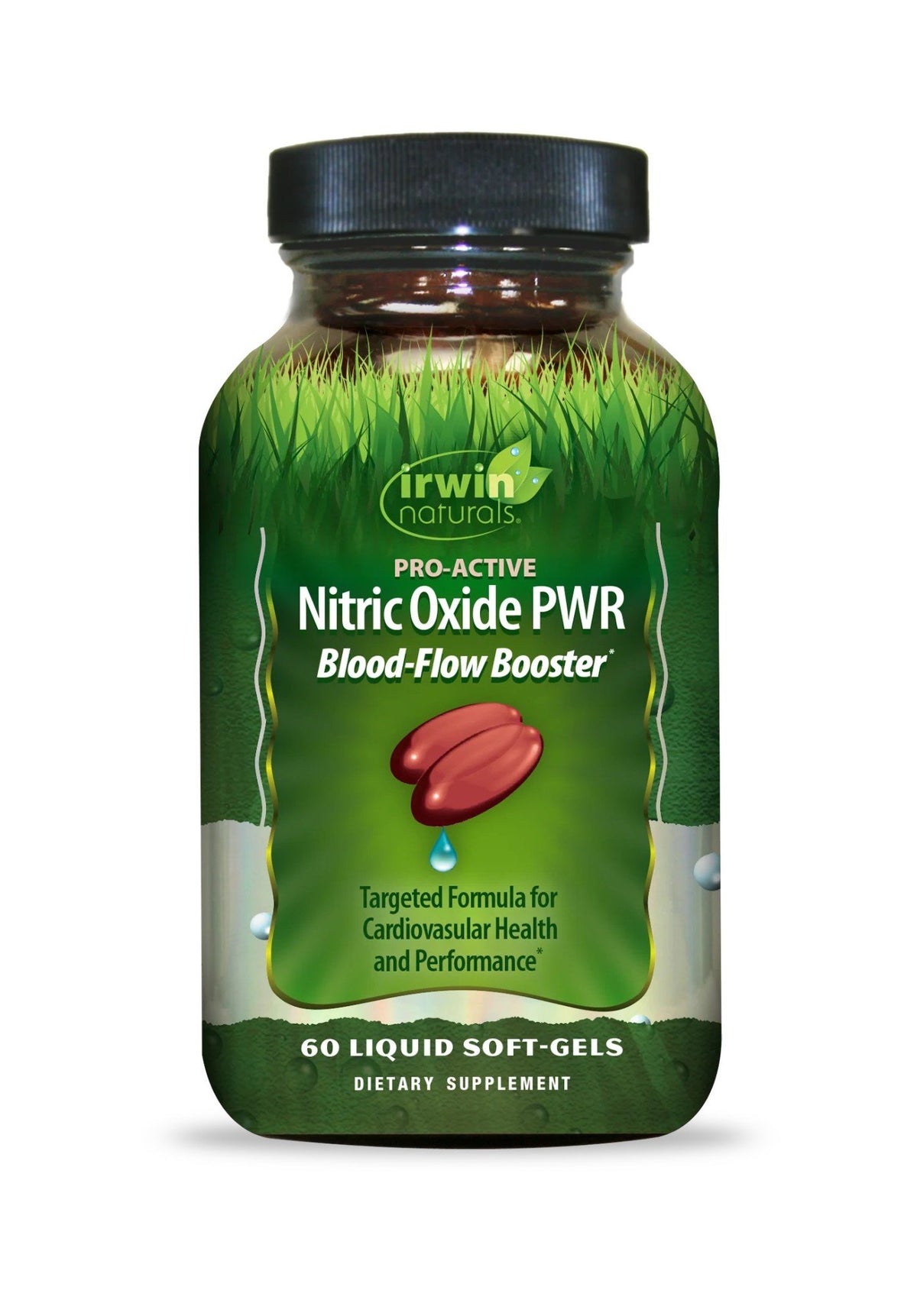 Irwin Naturals Pro-Active Nitric Oxide PWR Blood-Flow Booster 60 Capsule