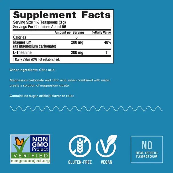 Natural Vitality Calm Mind Unflavored 6 oz Powder