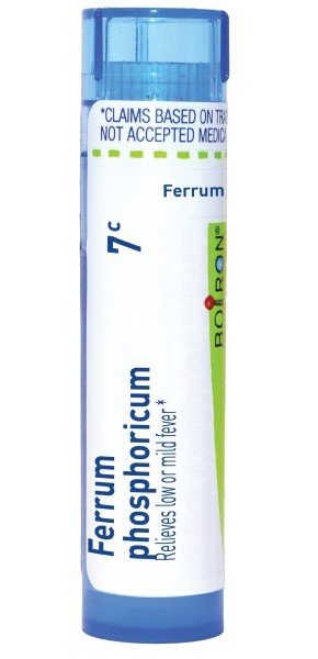 Boiron Ferrum Phosphoricum 7C Homeopathic Single Medicine For Cough, Cold & Flu 80 Pellet