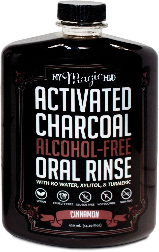 My Magic Mud Activated Charcoal Oral Rinse Cinnamon 14.20 oz Liquid
