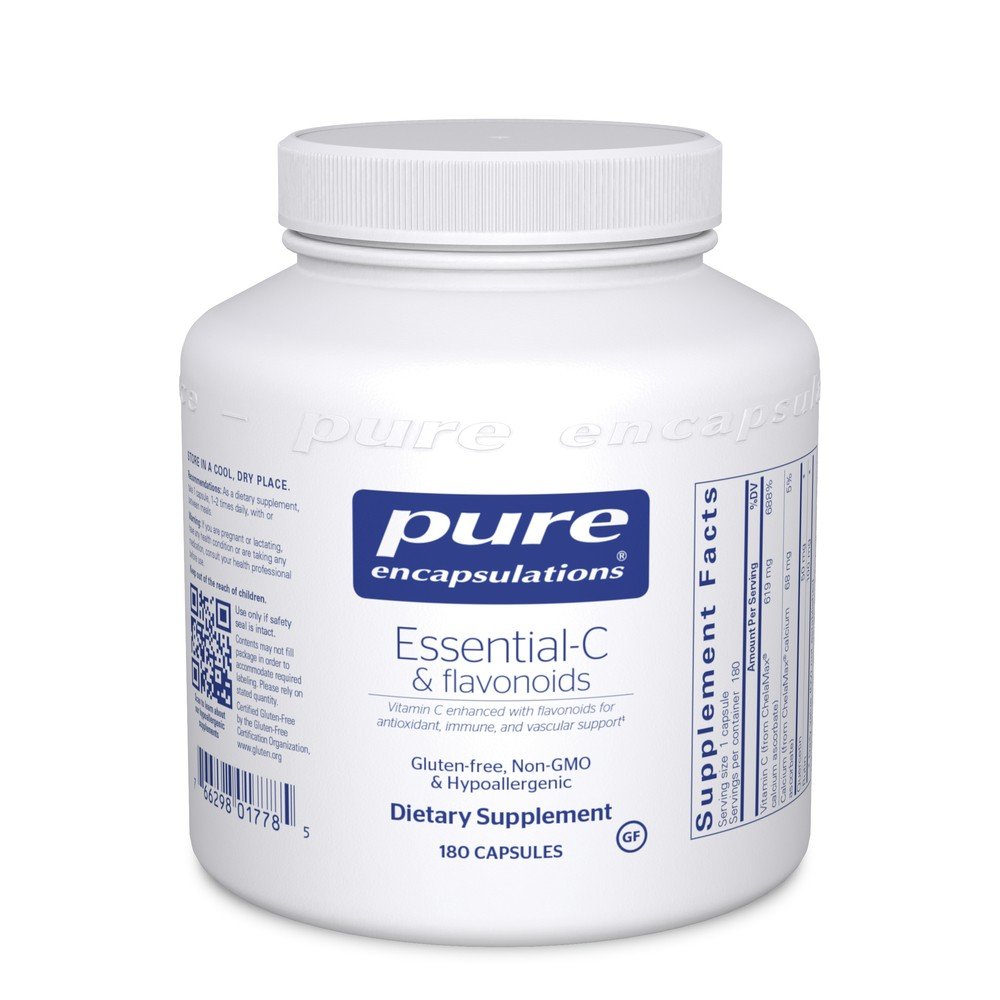Pure Encapsulations Essential- C & Flavonoids 180 Capsules