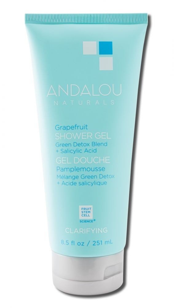 Andalou Naturals Clarifying Salicylic Grapefruit Shower Gel- 8.5 fl oz Liquid