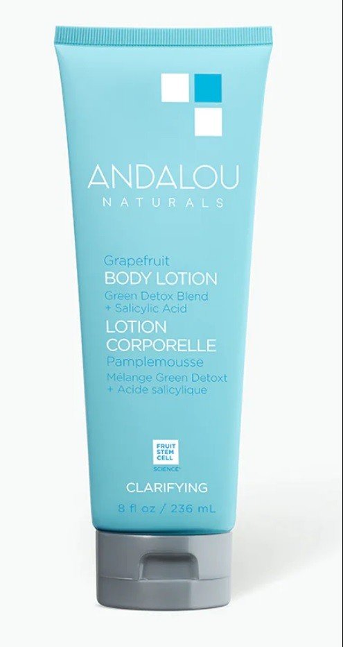 Andalou Naturals Clarifying Grapefruit Body Lotion with Salicylic Acid 8 fl oz Liquid