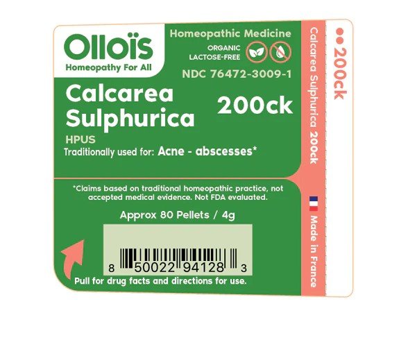 Ollois Homeopathics Calcarea Sulphurica 200CK Organic &amp; Lactose-Free 80 Pellet