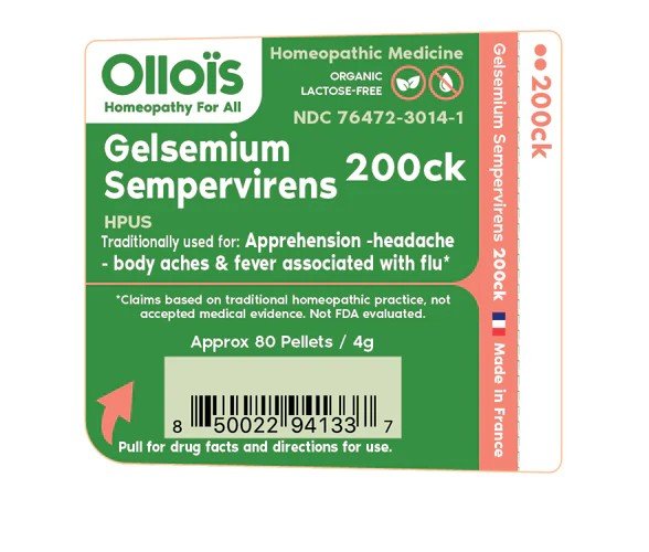 Ollois Homeopathics Gelsemium Sempervirens 200CK 80 Pellet