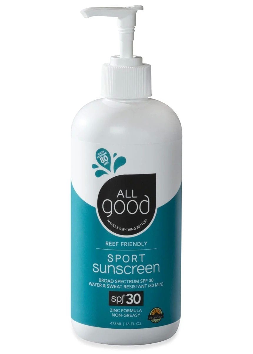 Elemental Herbs All Good Mineral Sport Sunscreen SPF 30- 16 oz Liquid