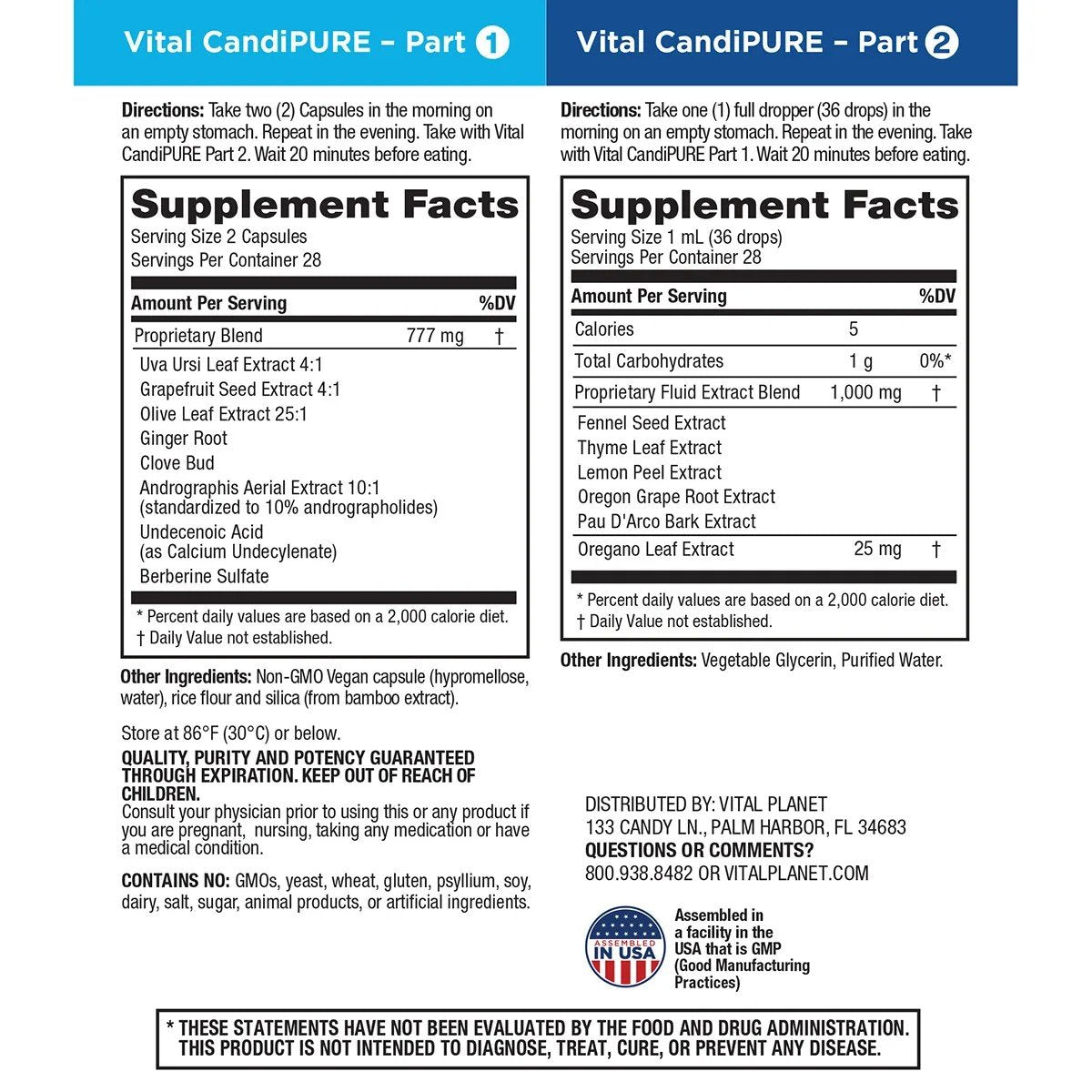 Vital Planet Vital CandiPure 2 Part Kit