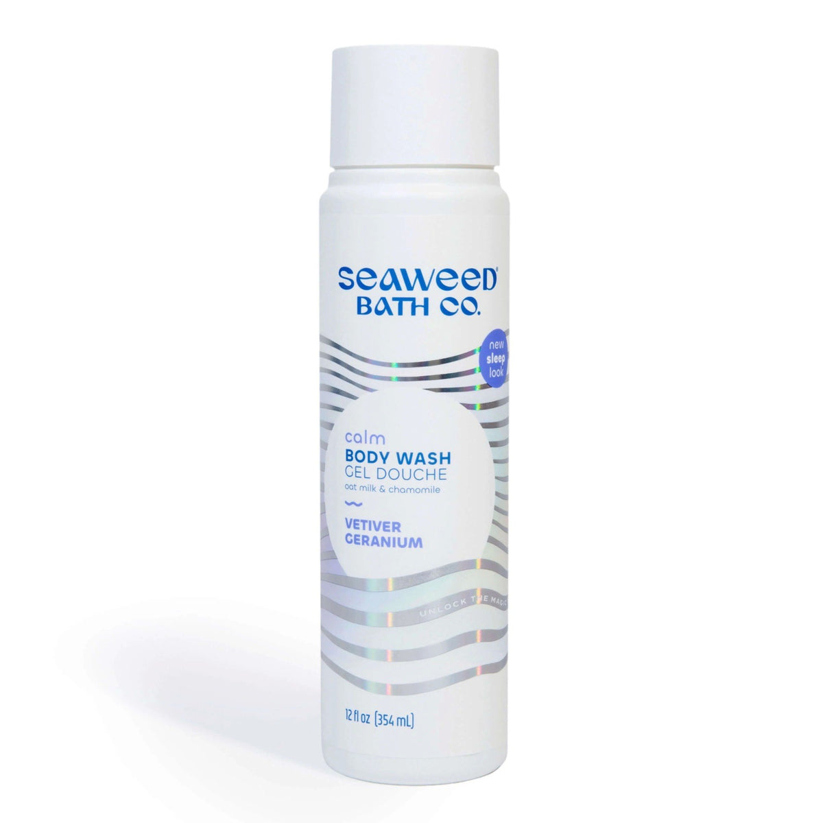 The Seaweed Bath Co. Calm Body Wash Vetiver Geranium 12 oz Liquid