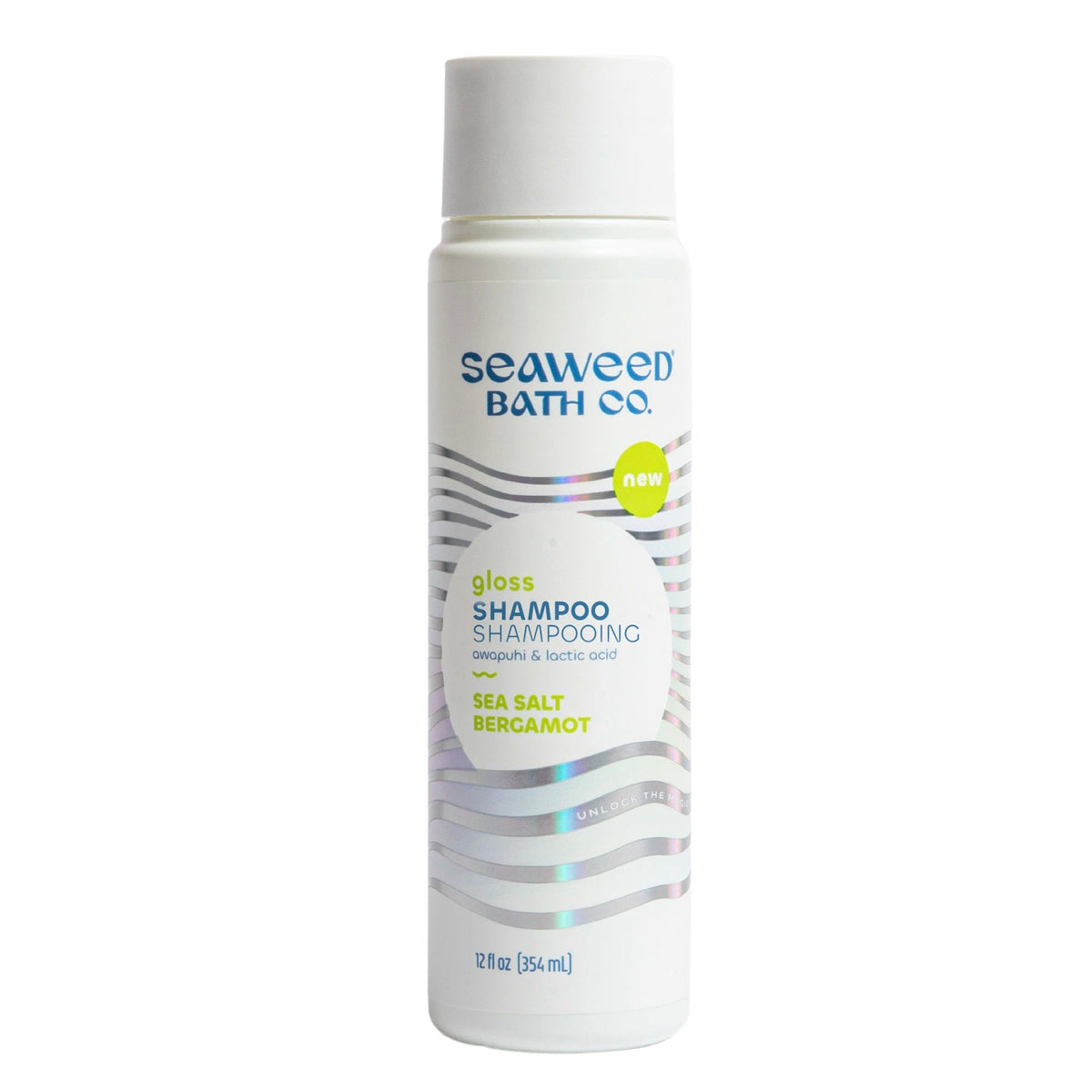 The Seaweed Bath Co. Gloss Shampoo Sea Salt Bergamot 12 oz Liquid