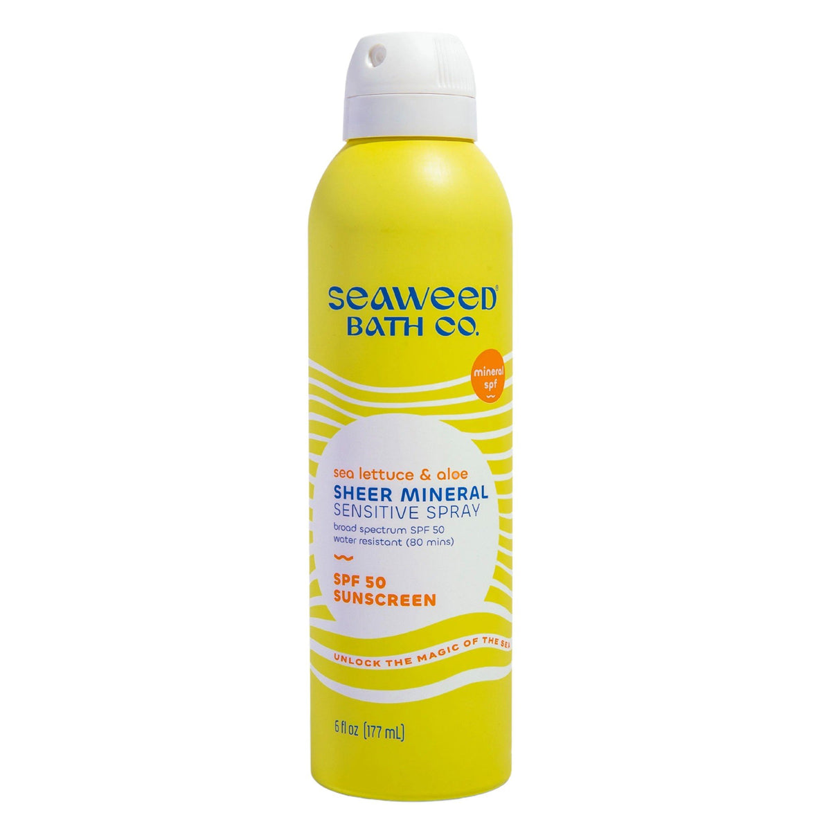 The Seaweed Bath Co. Sheer Mineral Sensitive Spray SPF 50 6 oz Liquid