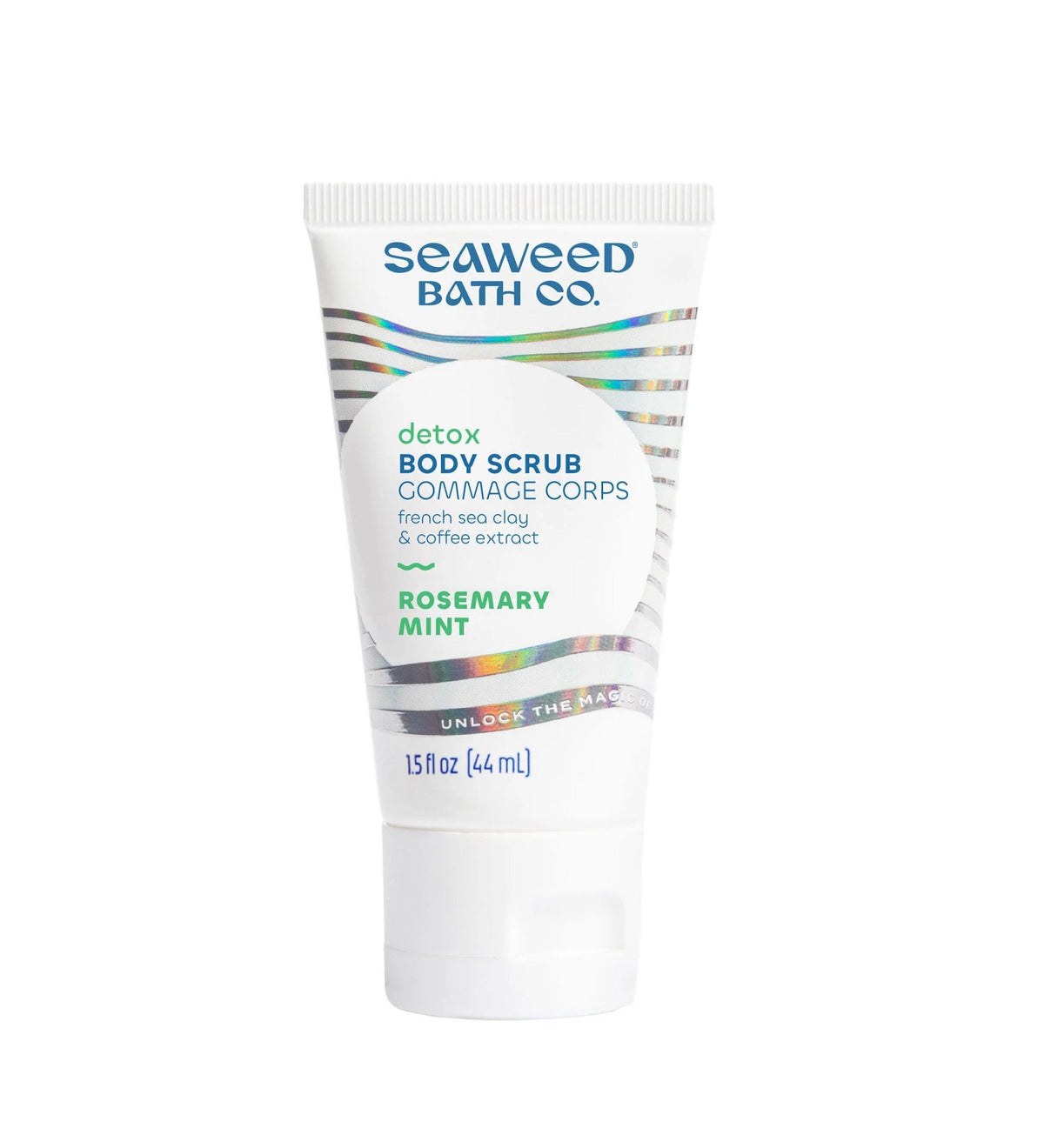 The Seaweed Bath Co. Awaken Detox Scrub Rosemary Mint 6 oz Tube