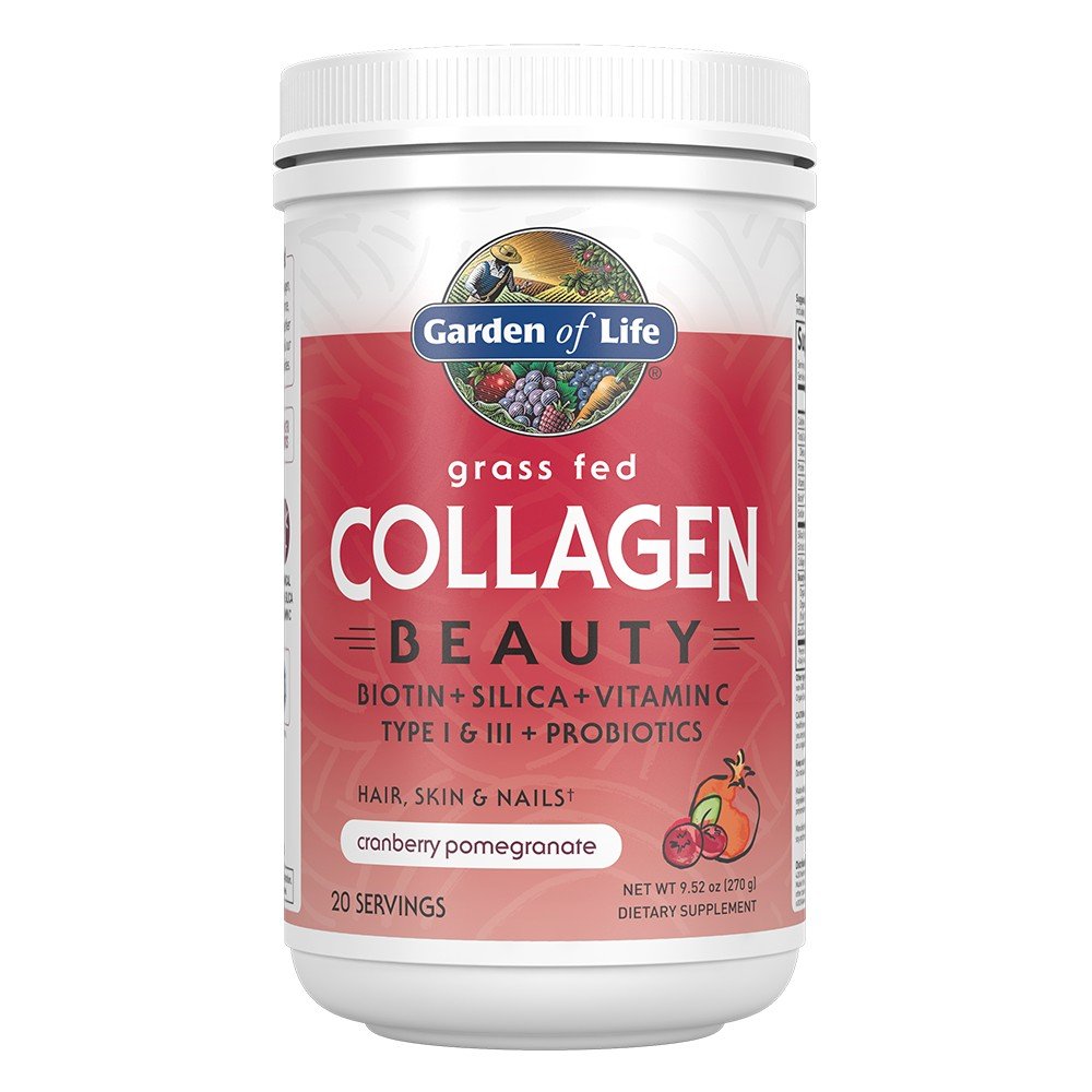 Garden of Life Multi Source Collagen Beauty Cranberry Pomegranate 270g Powder