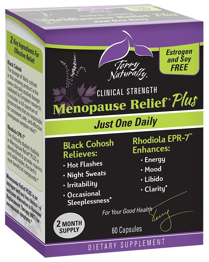EuroPharma (Terry Naturally) Menopause Relief Plus 60 Capsule