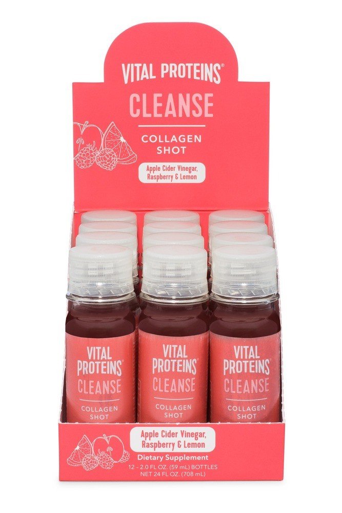 Vital Proteins Collagen Shot Cleanse 12  (2 oz bottles) Box