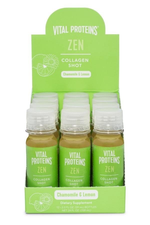 Vital Proteins Collagen Shots Zen 12 (2 oz bottles) Box