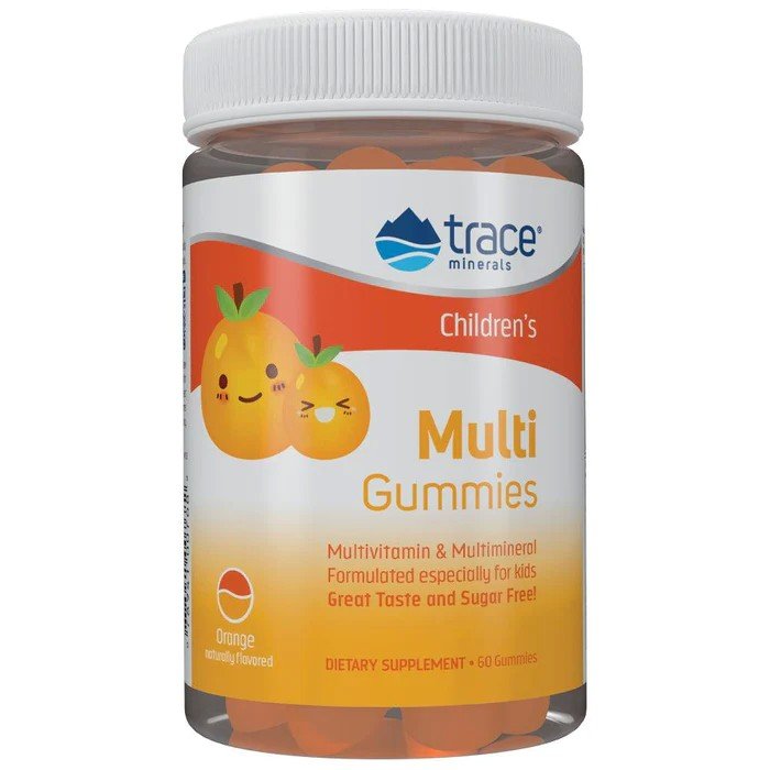 Trace Minerals Children&#39;s Multi Gummies - Orange 60 Gummy