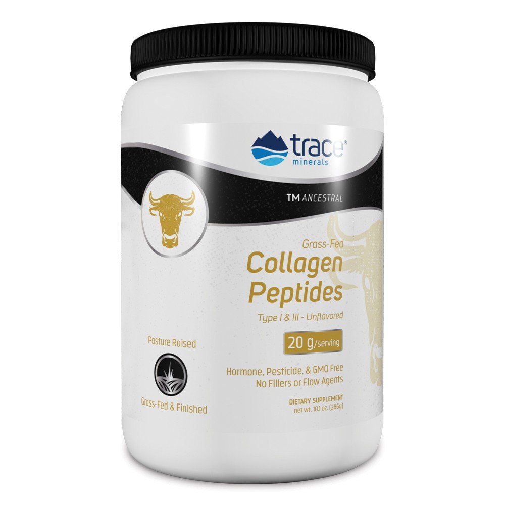 Trace Minerals TMAncestral-Grass-Fed Collagen Peptides 10.1 oz Powder