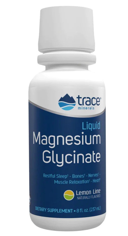Trace Minerals Liquid Magnesium Glycinate 120mg 8 oz Liquid
