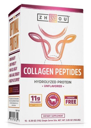Zhou Nutrition Collagen Peptides 15 Stick Pack Box