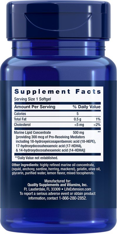 Life Extension Pro-Resolving Mediators 30 Softgel