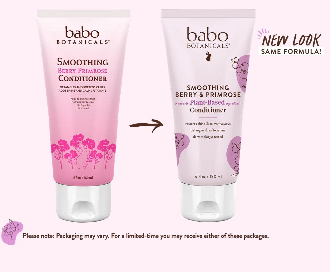 Babo Botanicals Smoothing Berry Primrose  Conditioner 6 oz Liquid