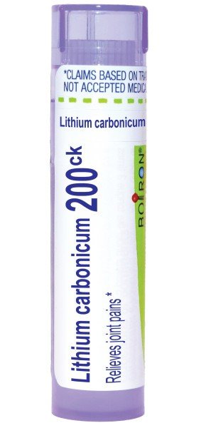 Boiron Lithium Carbonicum 200CK Homeopathic Single Medicine For Pain 80 Pellet