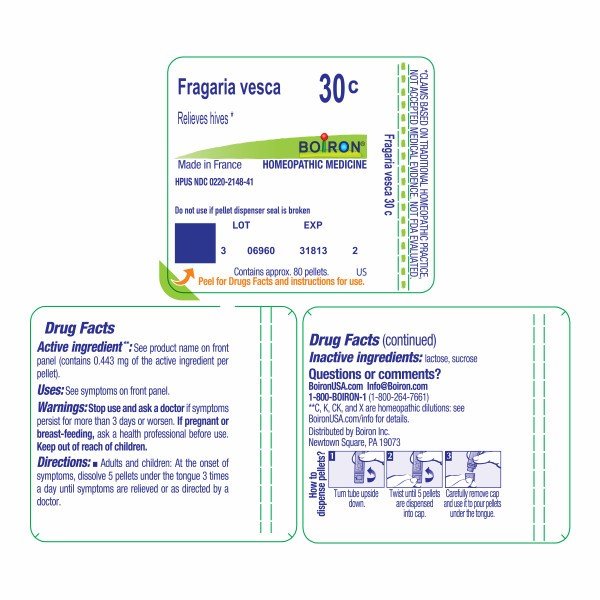 Boiron Fragaria Vesca 30C Homeopathic Single Medicine For First Aid 80 Pellet