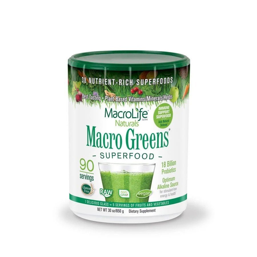 Macrolife Naturals Macro Greens 30 oz Powder