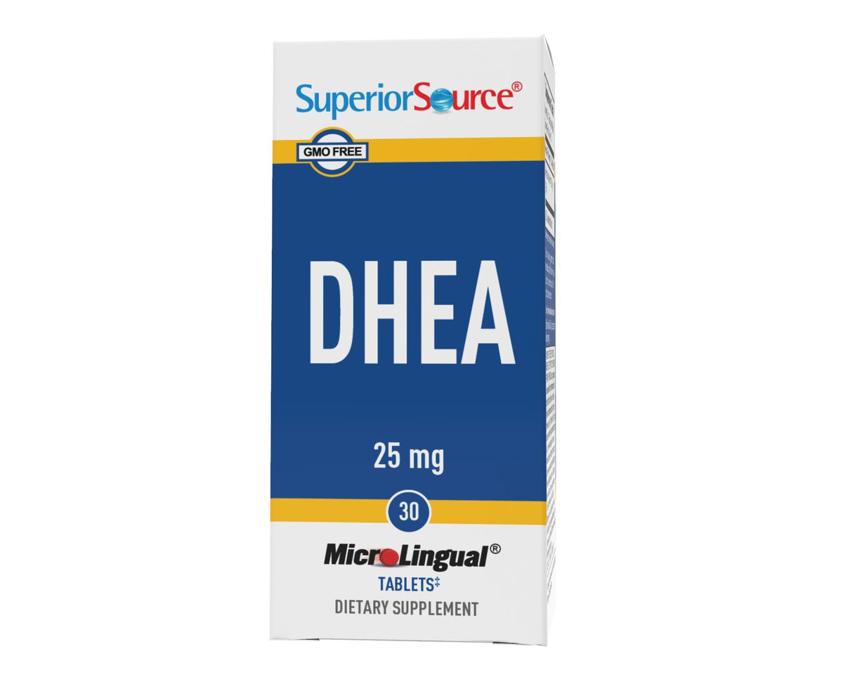 Superior Source DHEA 25 mg 30 Sublingual Tablet