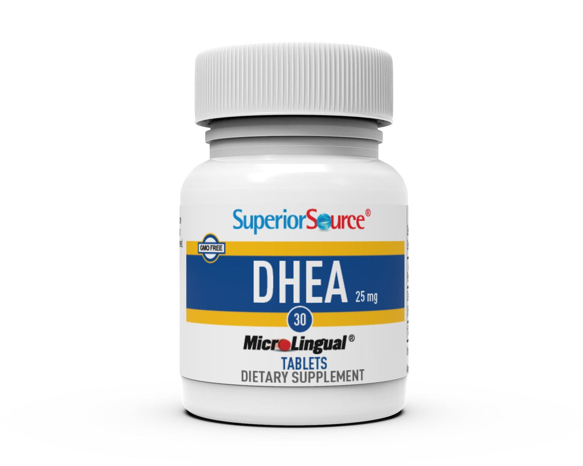 Superior Source DHEA 25 mg 30 Sublingual Tablet