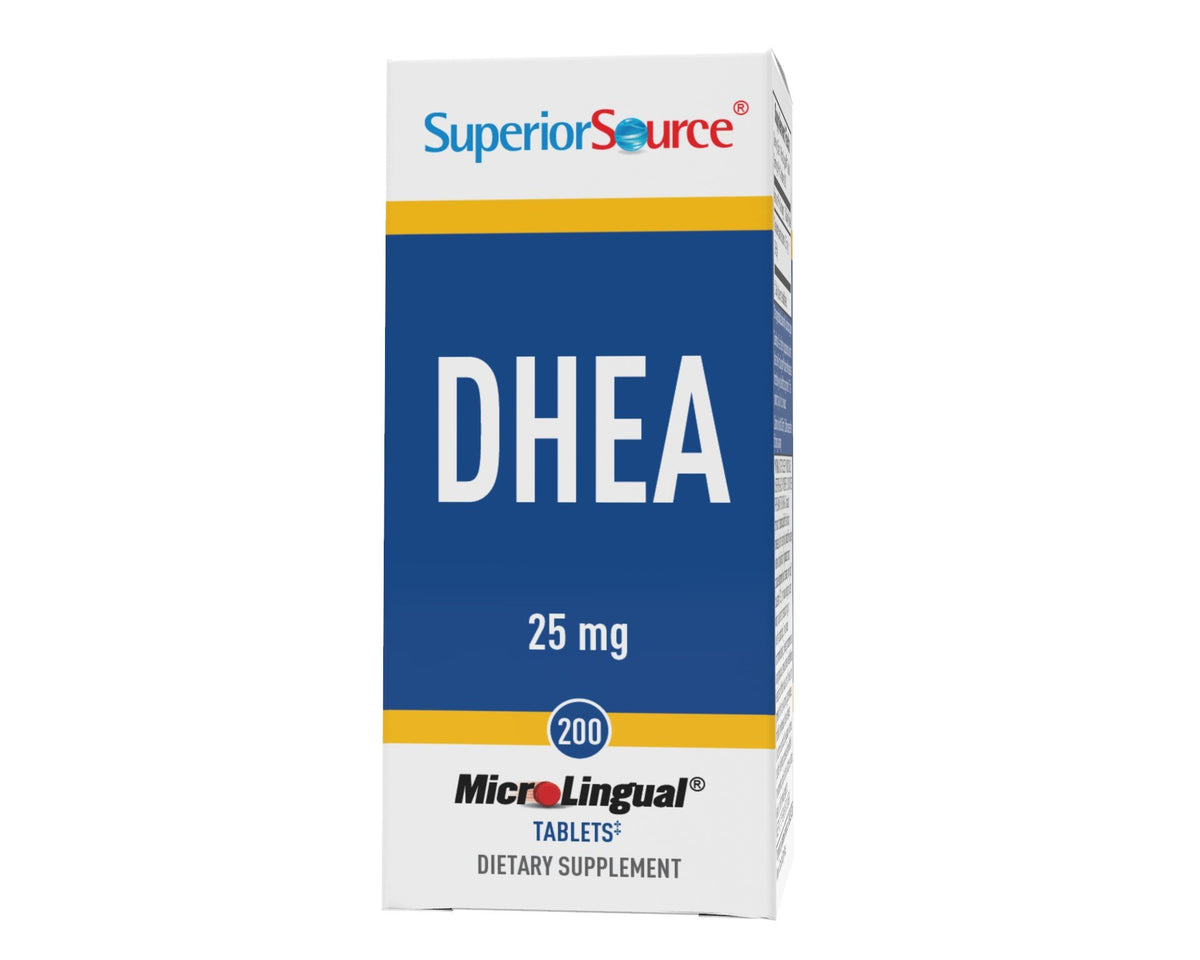 Superior Source DHEA 25 mg 200 Sublingual Tablet