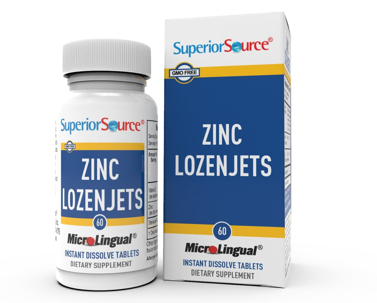 Superior Source Zinc Lozenjets 60 Sublingual Tablet