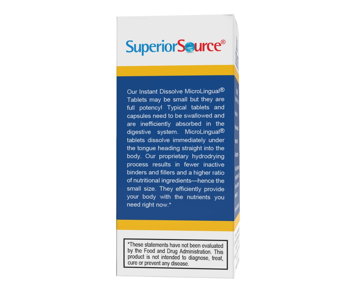 Superior Source Zinc Lozenjets 60 Sublingual Tablet