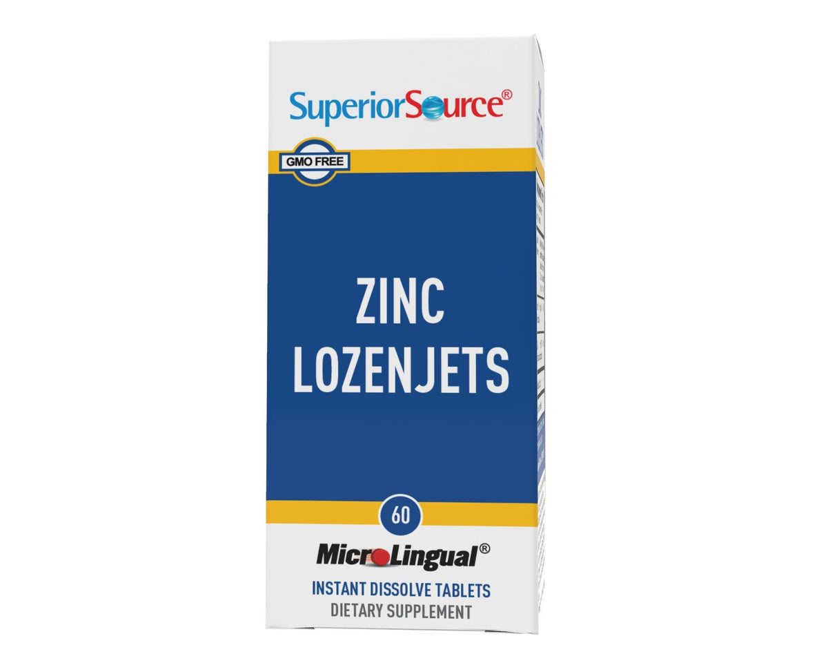 Superior Source Zinc Lozenjets 60 Sublingual Tablet