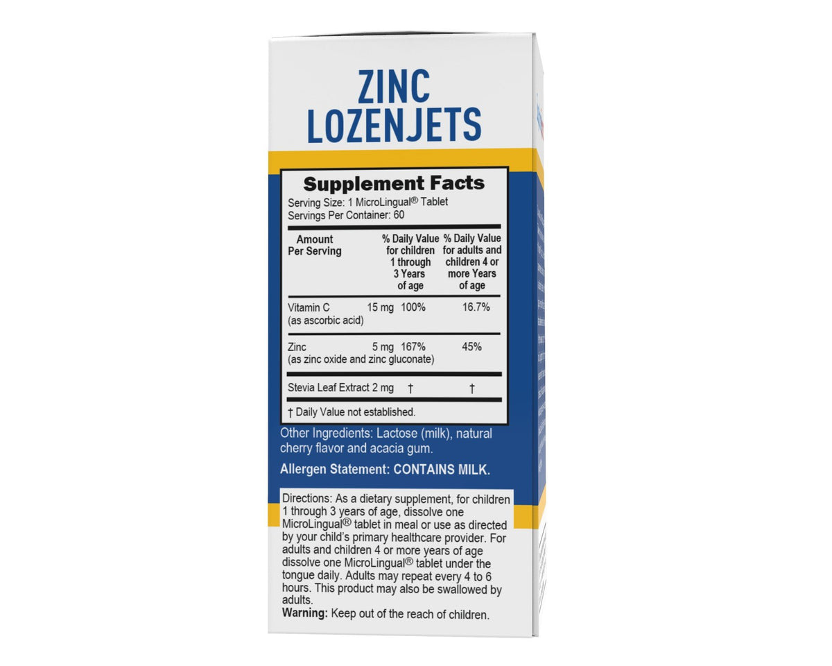 Superior Source Zinc Lozenjets 60 Sublingual Tablet